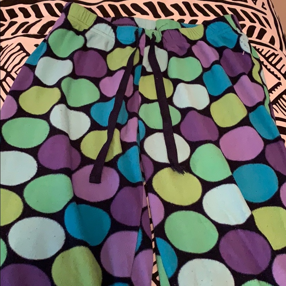 Justice polka dot pajama pants